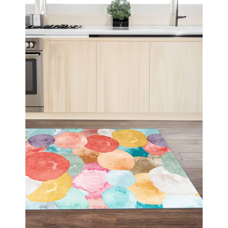 Rumi Tendria Rug, Multi, Rectangle 6'7" x 9'