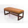 Faux Leather Upholstered Bench