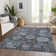 Machine Washable Indoor/Outdoor Chayden ACN1101 Chocolate Rug