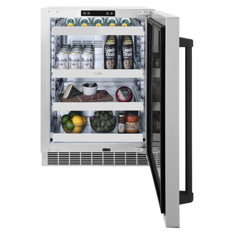 151 Cans (12 oz.) 5.2 Cubic Feet Beverage Refrigerator, Matte Black