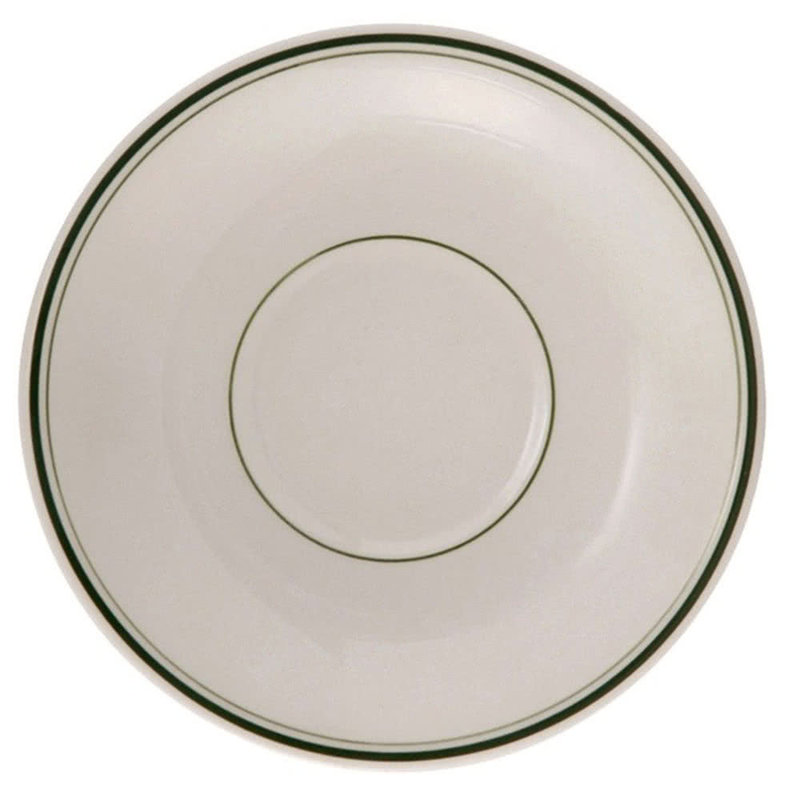 Green Band 6" Saucer