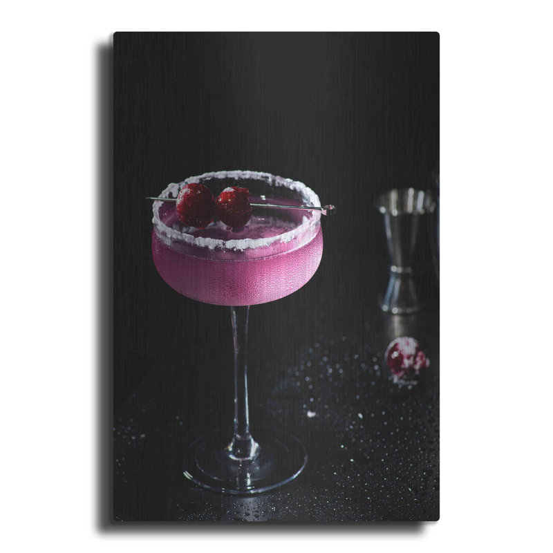 «Purple Rain» par Luxe Metal Portfolio, H 16 po x l 12 po