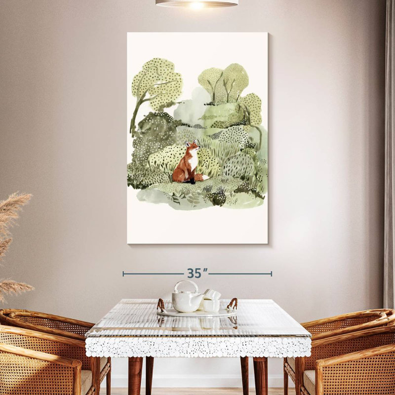 Brampt Fox Glen I, 51" H x 34" W
