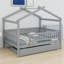 Lit en bois avec couchette-1999249161