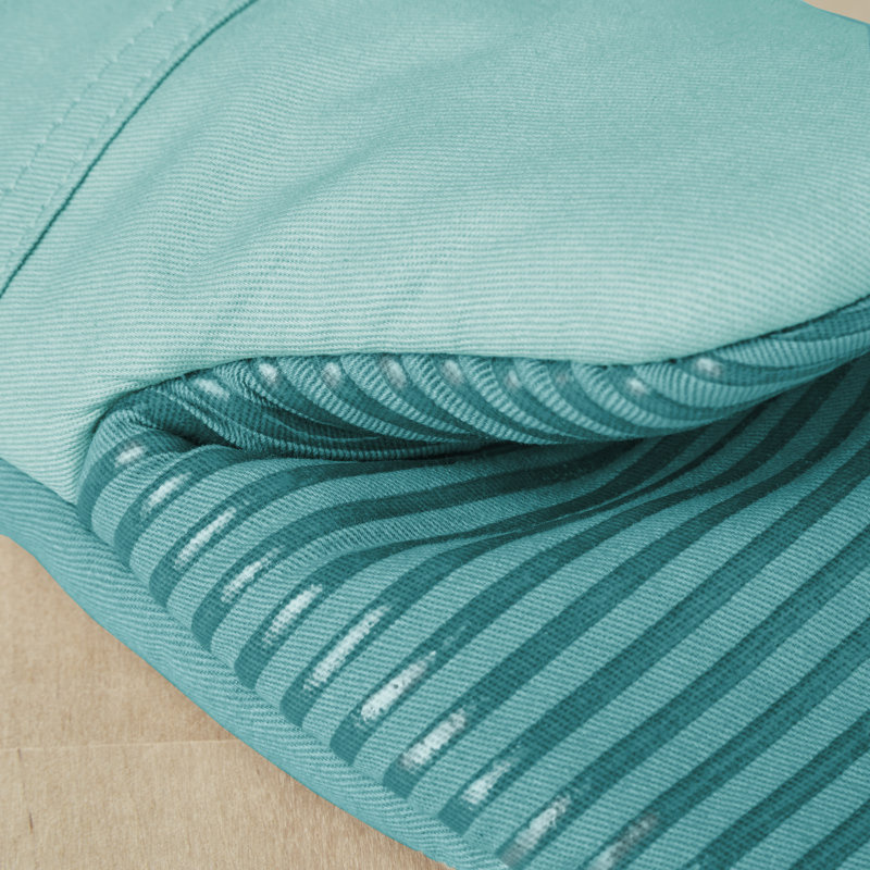 KitchenAid Beacon Mini 2-Piece Oven Mitt, Aqua Blue, 8"