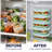 10 Piece Collapsible Silicone 27 oz. Meal Prep Food Storage Container Set with Airtight Snap Lock Lids