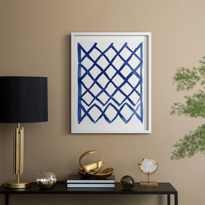 «CLCLIXIX» abstrait, reproduction encadrée, prête à être accrochée