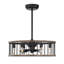 Luminaire fandelier à 6 lumières 26 po avec télécommande Marti