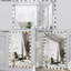 Miroir à DEL complet avec lumières: miroir en aluminium de 72 po x 48 po. 3 options de couleurs, luminosité réglable pour la salle de bain, la chambre à coucher, l'entrée, le vestiaire, très grande suspension horizontale horizontale argentée