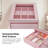4-Drawer Storage Cabinet with Glass Top