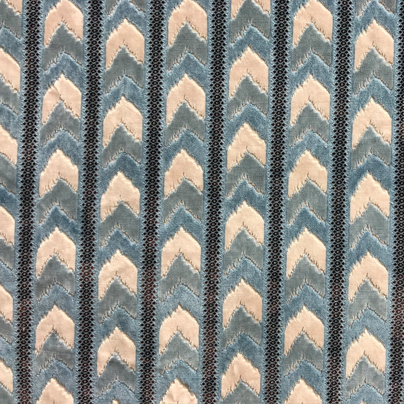 Cut Velvet | Sienna Fabric_SIENNA, Sky