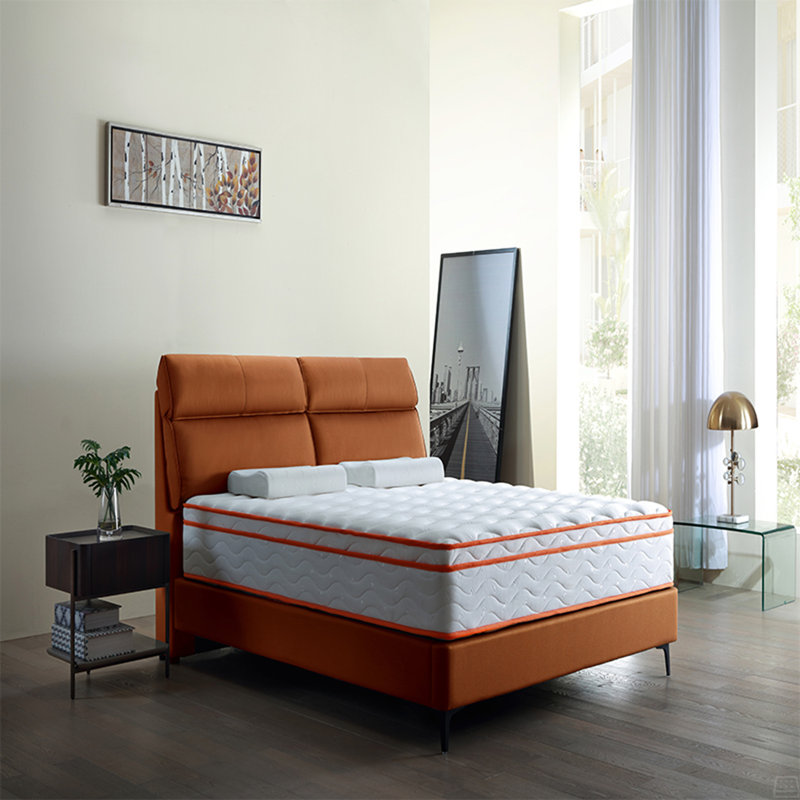 Queen Mattress, 10 Inch Hybrid Mattress In A Box, Memory Foam And Pocket Springs, Fiberglass Free, Soft And Breathable, Medium Firm Feel