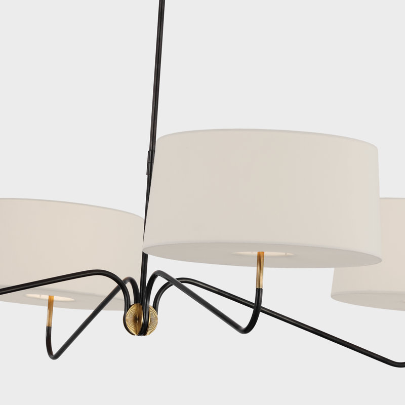 Canto 4 - Light Chandelier, Bronze/Brass