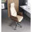Minimalist Metal & Leather Multi-Function Office Chair