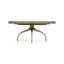 Buckingham Round Walnut Wood Dining Table