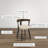 Drees Dining Chair with wooden backrest and arms-424926447