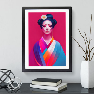 Geisha A Colour No.2 - Single Picture Frame Print