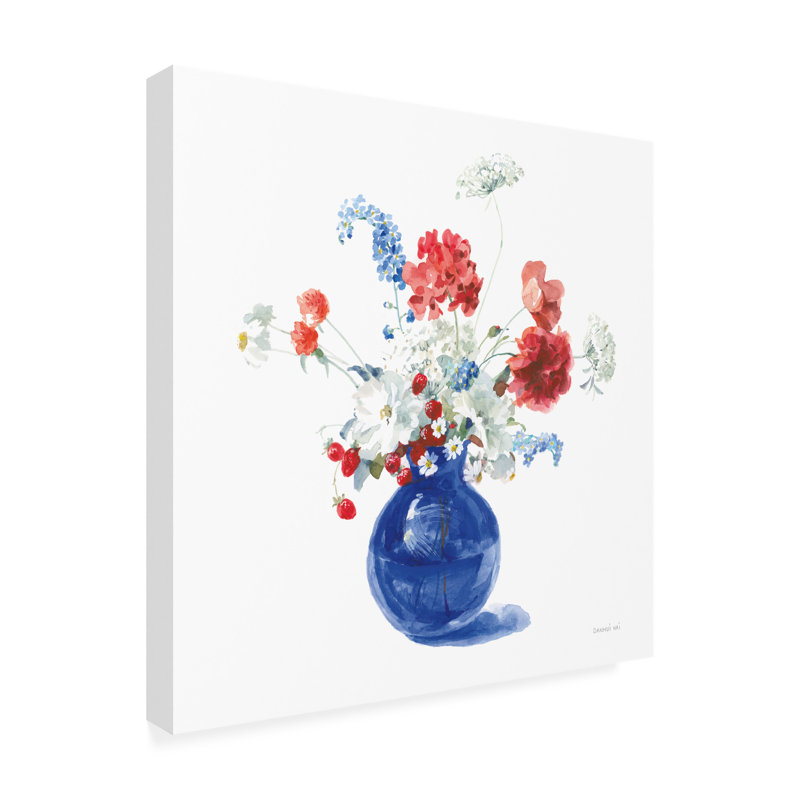Art sur toile Danhui Nai Americana, H 14 po x l 14 po