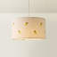 15cm H Fabric Drum Lamp Shade ( Slip-On ) in Cream