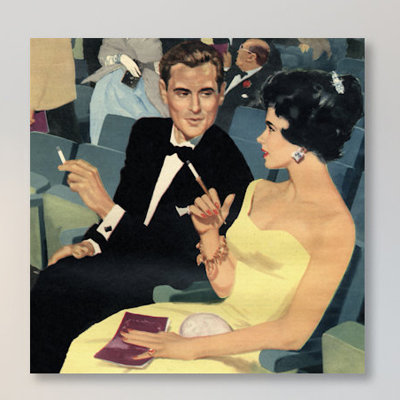 « a nice out de la soirée », reproduction d’art sur toile