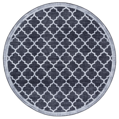 Tapis géométrique performance lavable en machine Tradell