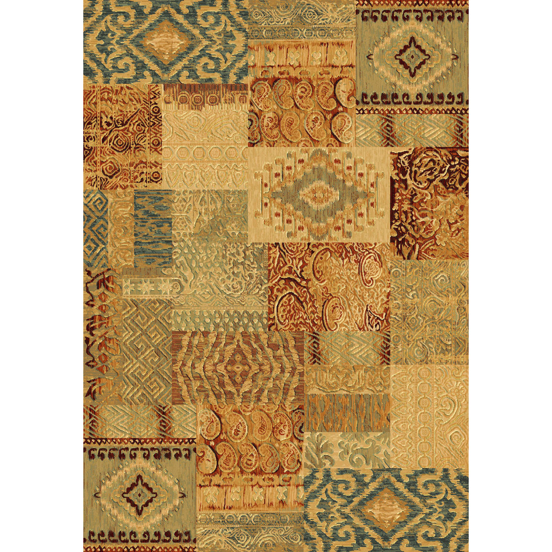 Dobromir Ikat Indoor Rug Bungalow Rose Rug 