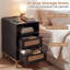 35cm W Metal Bedside Table-65661217