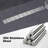 30" Linear Shower Drain With Bar Pattern Grate-119691784