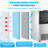 Gaomon 140 Lb. Daily Production Nugget Ice Freestanding Ice Maker
