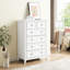 Armoire 6 tiroirs pour le salon - blanc, rangement spacieux et design élégant 6 commodes blanches