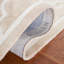Tapis beige / ivoire touffeté à la main à motif géométrique-20001810