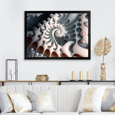 Wrightson White Fractal Universe I - reproduction sur toile