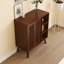Modern Rattan Sideboard With Adjustable Shelves-1907321742