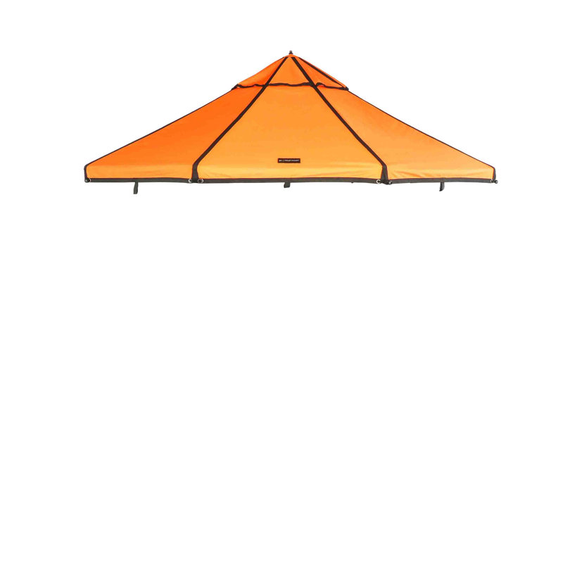 Pet Gazebo Replacement Canopy - Polyester, 96" H x 96" W x 96" D, Orange
