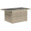  Ensemble de canapé de jardin gris clair, gris foncé