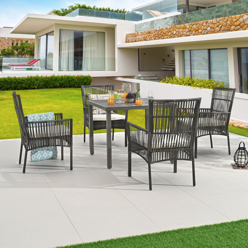 5-Piece Square Patio Dining Set