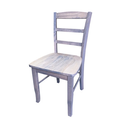 Chaise d'appoint en bois massif Elizabethtown