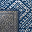 Tapis bleu marine / ivoire Callista-407597143