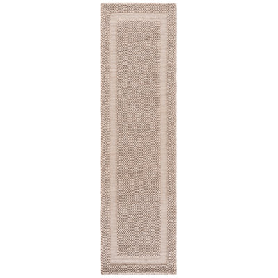 Natura Hand Woven Wool; Cotton; Recycled P.E.T Solid Color Indoor Rug