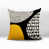 Jaune / noir / blanc cassé