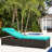 Wicker Outdoor Chaise Lounge 26" W x 79" D with Cushion and Headrest-418830180