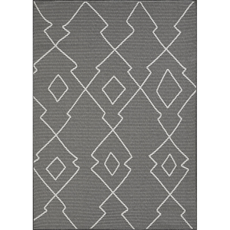 Tapis gris Destiny Culton, Rectangle 6 pi 7 po x 9 pi 2 po