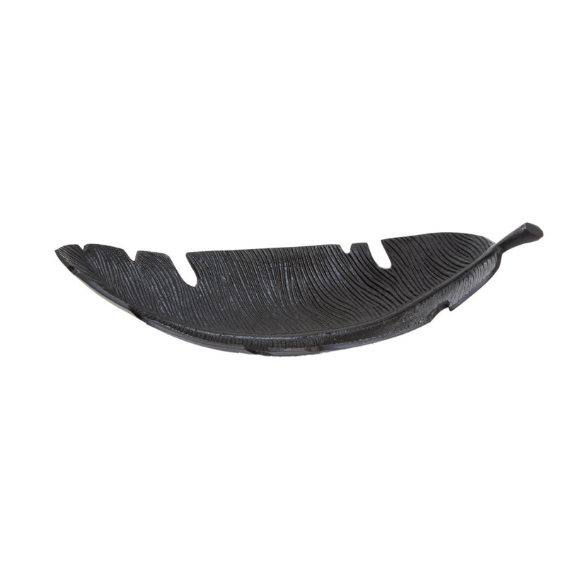 Borrego Aluminum Decorative Plate 1, Black