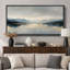 "Serene Mountain Lake Reflection Landscape", très grandes photos, impression sur toile encadrée-125011565-125011564