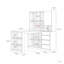Bureau en coin en L 51,56 po avec tablettes de rangement et station de charge, blanc-1796516780-1796516782
