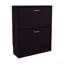 Étagère à chaussures à deux portes avec tablettes réglables, rangement moderne-924618211
