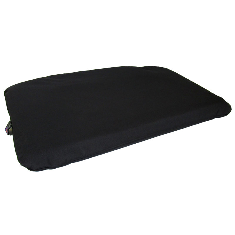 Decimus Polyester Pet Bed, 11 cm H x 82 cm x 64 cm D, Black