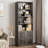 71.4" Farmhouse Bookcase with Doors, 6-Shelf Wooden Storage Cabinet for Living Room, Office & Study-336243894