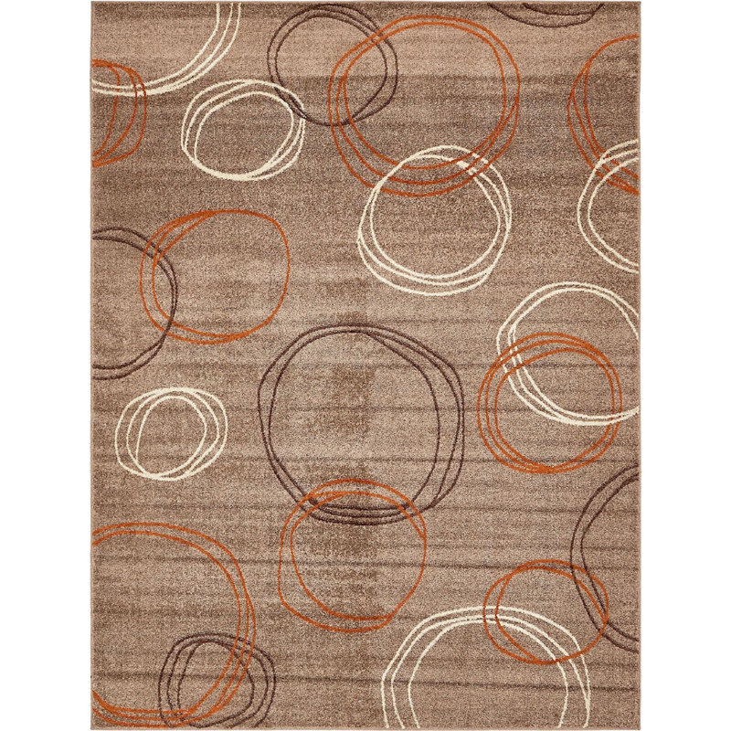 Jachim Abstract Indoor Rug, Rectangle 8' x 10'