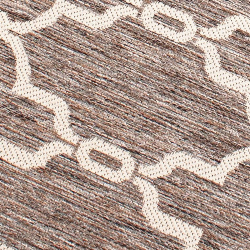 Antronette Geometric Flokati Indoor / Outdoor Area Rug, Runner 60 x 120cm